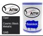 Preview: Opel, Cosmic Black Metallic, GAB: 500ml Lackdose, von ATW Autoteile West.